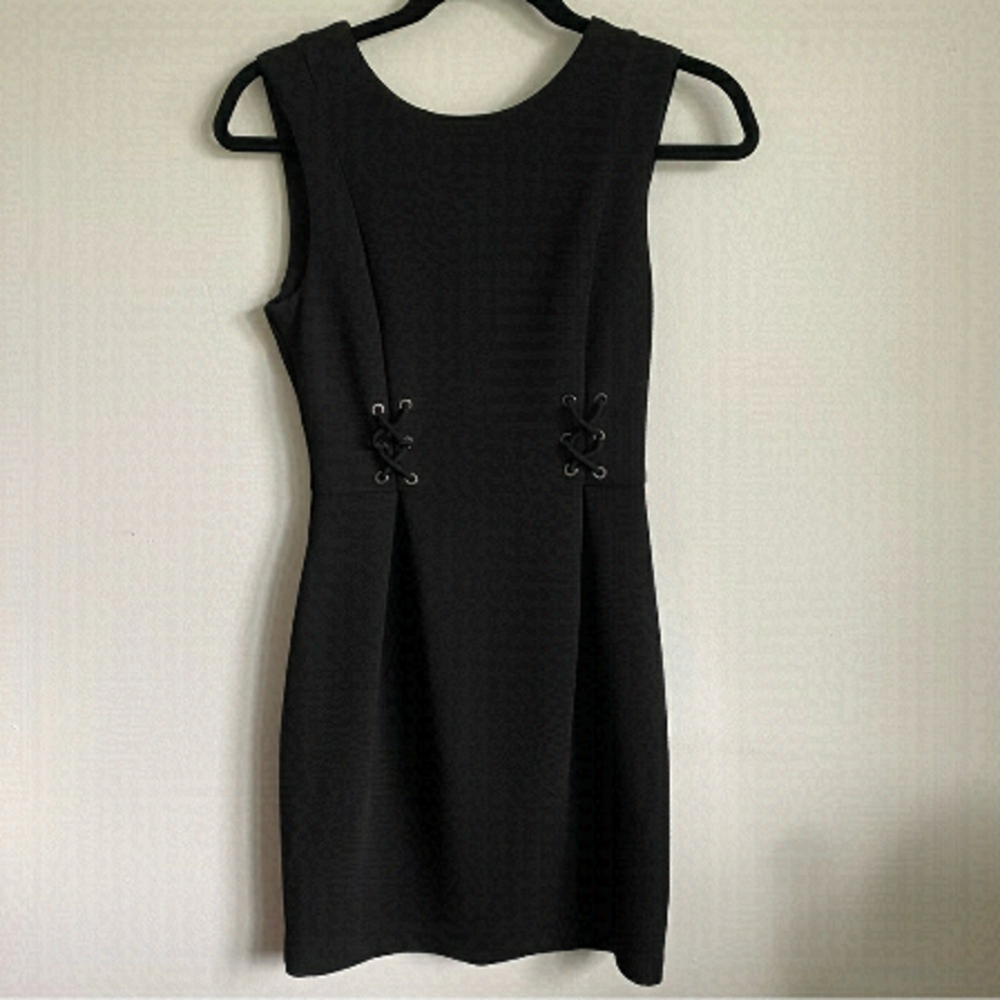 Dynamite High Neck LBD Little Black Dress • XS XSmall